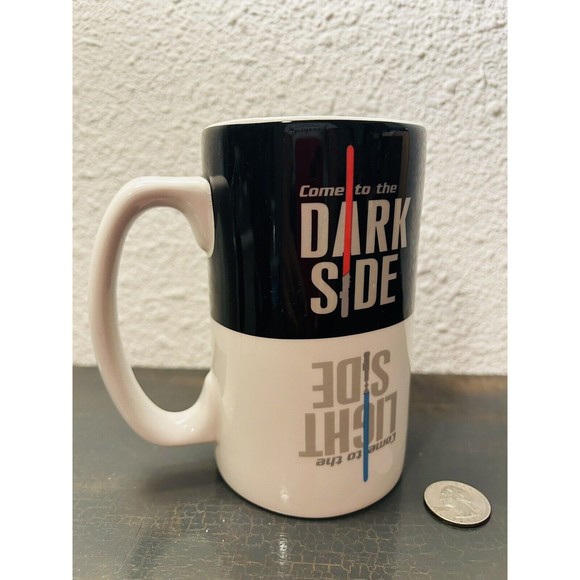 STAR WARS-Lucasfilm-Light Side/Dark Side-Double Sided Flip Coffee Mug-2012-Used - Picture 4 of 10